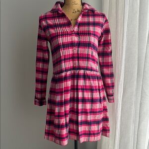 Vineyard Vines Pink and Blue Plaid Kids Dress